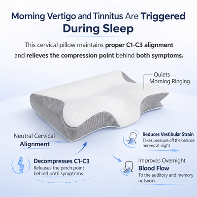 Éloura CerviSoft™ Tinnitus relief Pillow
